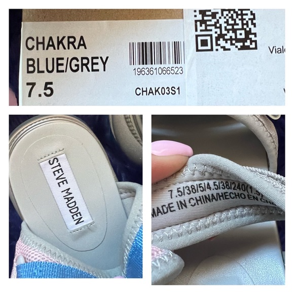 New! STEVE MADDEN Chakra Chunky Platform Sandals - Picture 15 of 15